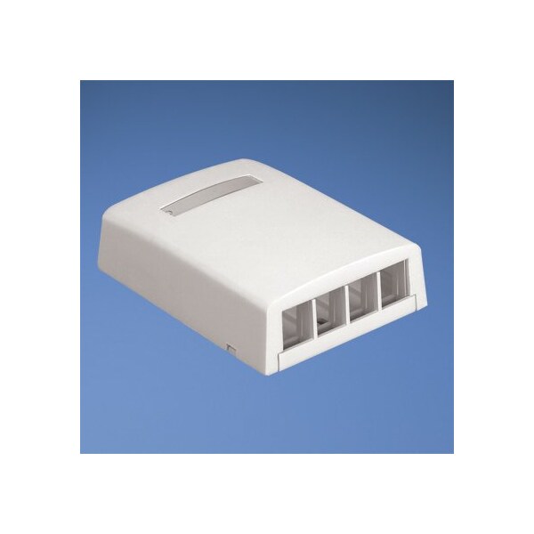 4-Port Surface Mount Box, Internation (10 Pack), 10PK